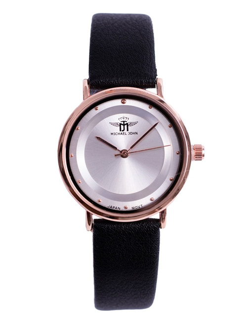 Жіночий годинник Michael John Paule Black White Dial