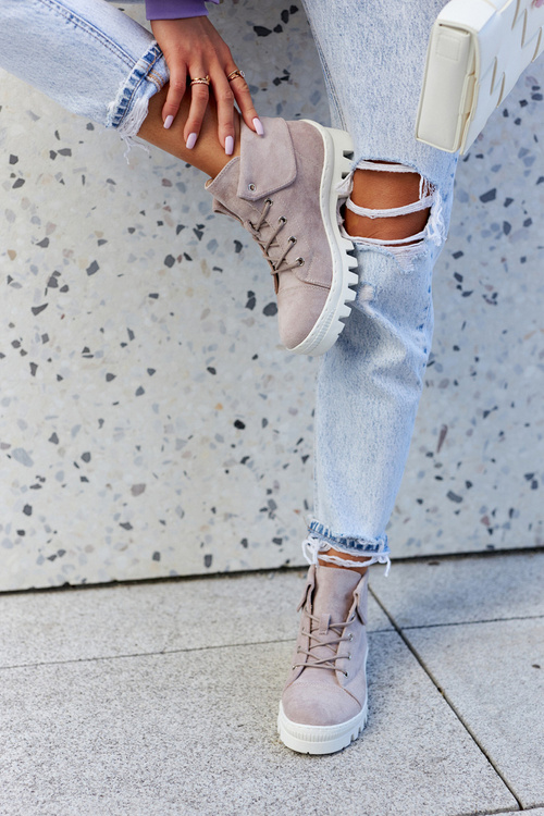 Замшеві чоботи Trapper Tiered Світло-фіолетові Dalles