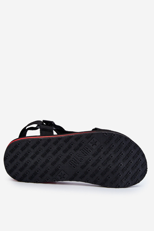 Чоловічі босоніжки на липучці Big Star DD174717 Чорні