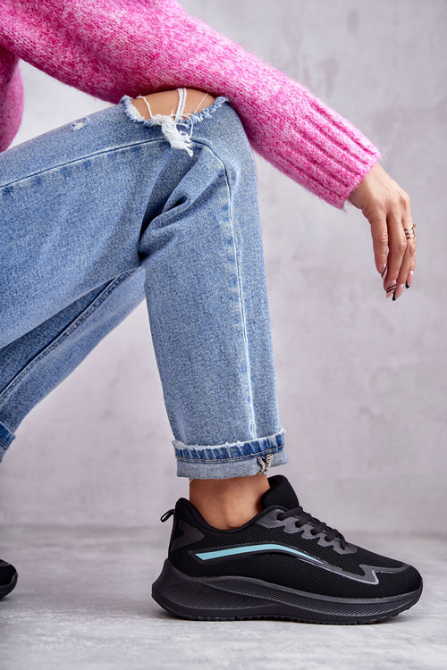 Жіноче модне спортивне взуття Кросівки Black Ida