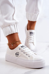 Кросівки на платформі Lee Cooper LCW-22-31-0837L білі