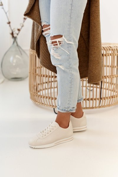 Жіноче спортивне взуття Кросівки Бежеві Nova