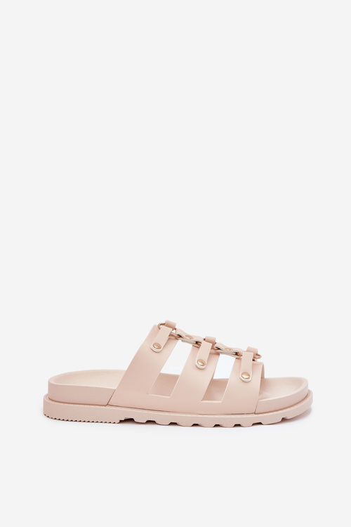 Жіночі Сандалі З Ремінцями Світло-бежеві Pasiriela