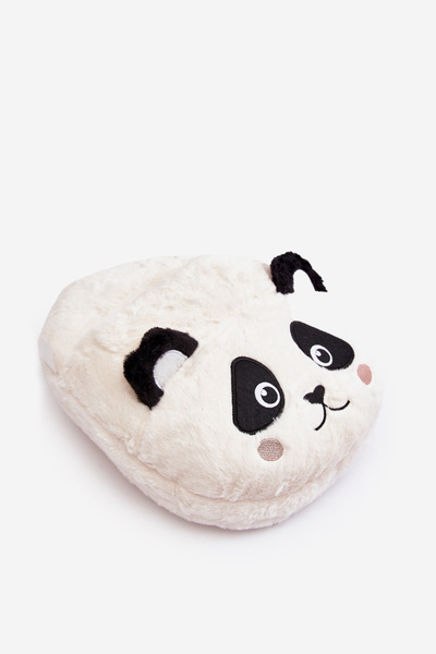 Біла грілка для ніг з пандою Влефара