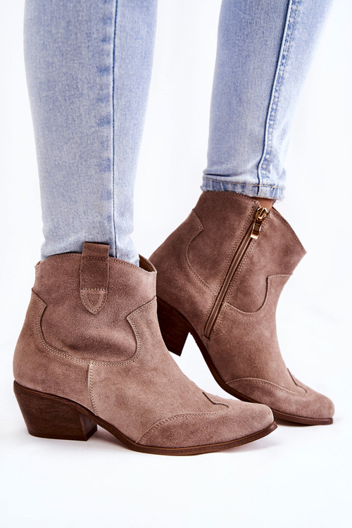 Жіночі ботильйони Spitz Lewski Shoes 3236 Cappucino