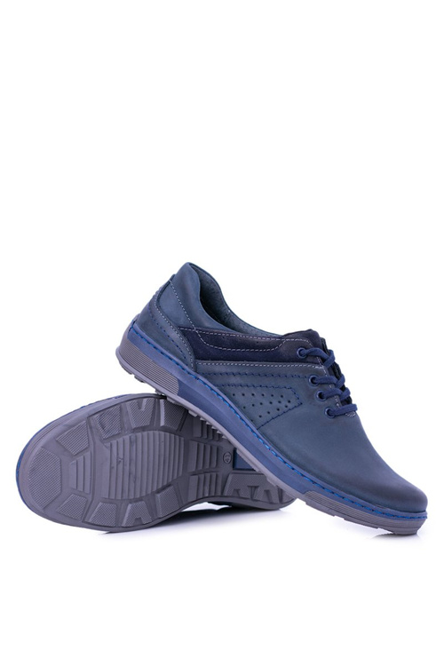 Темно-сині чоловічі повсякденні напівчеревики Ventrillo