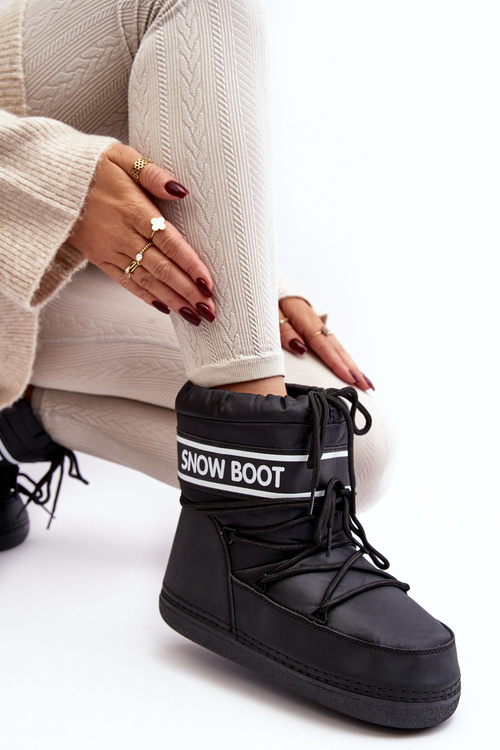 Жіночі снігові черевики на шнурівці бежеві Soia