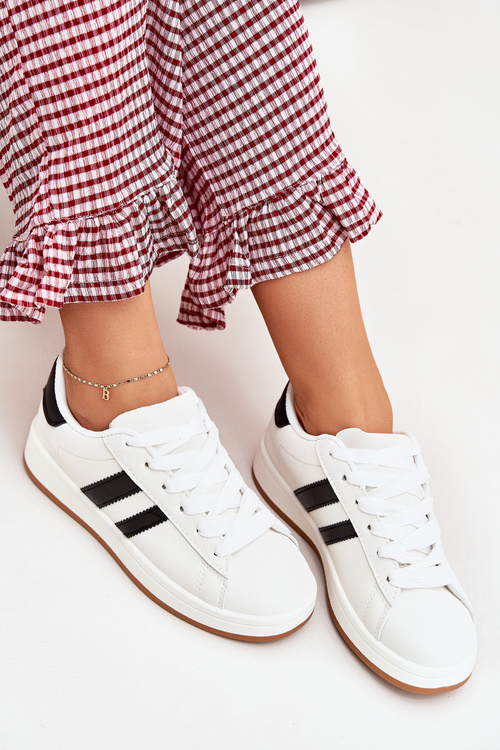 Жіноче Спортивне Взуття З Еко Шкіри Білі Ravina