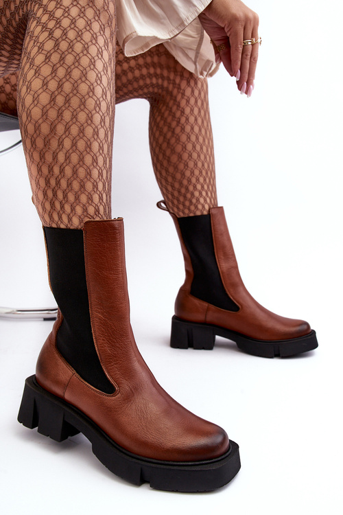 Жіночі ботильйони Laura Messi 2693/229 Коричневий