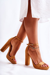 Класичні босоніжки на високих підборах Camel Baleira
