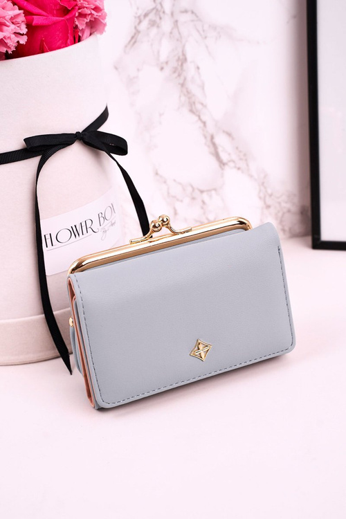 Середній жіночий гаманець на гачку MILANO синій