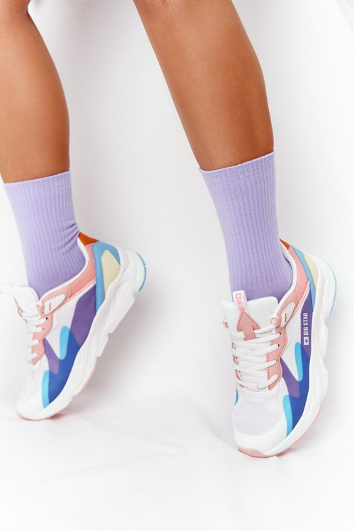 Жіночі кросівки Memory Foam Big Star HH274809 White-Pink