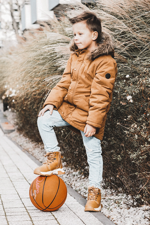 Дитячі черевики теплі Trappers на блискавці Camel Marvin