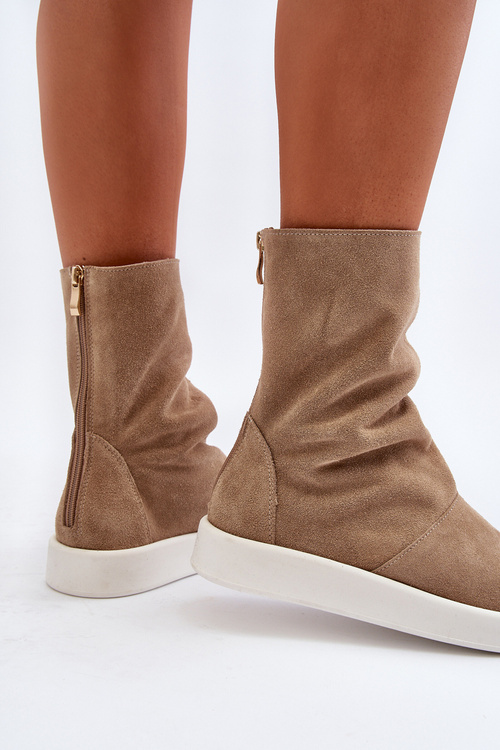 Жіночі чорні замшеві босоніжки з верхом Zazoo 3441