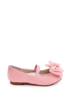 Дитячі лаковані балетки з бантом Pink Zolly