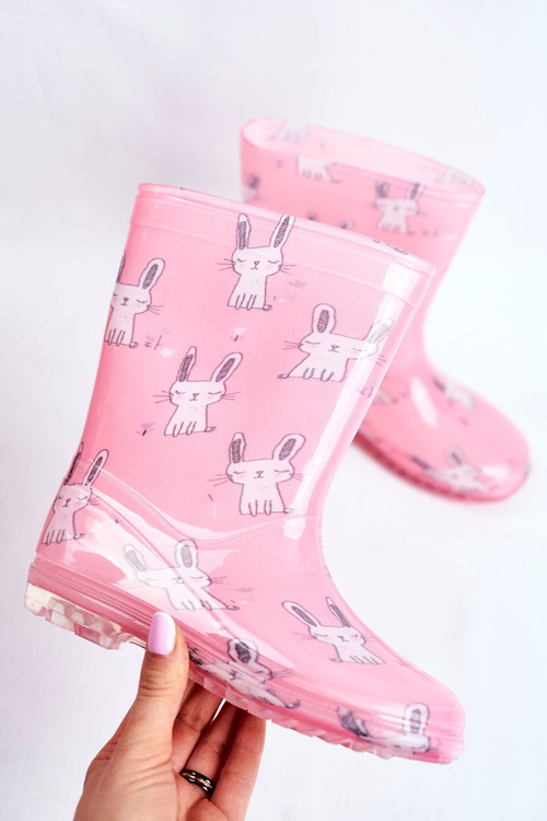 Дитячі гумові чоботи-калоші Pink Rabbit