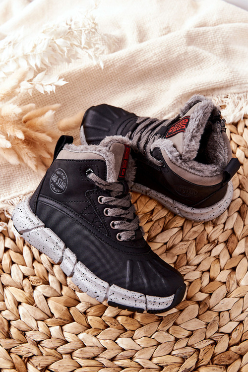 Чоботи дитячі утеплені Big Star II374074 Чорні