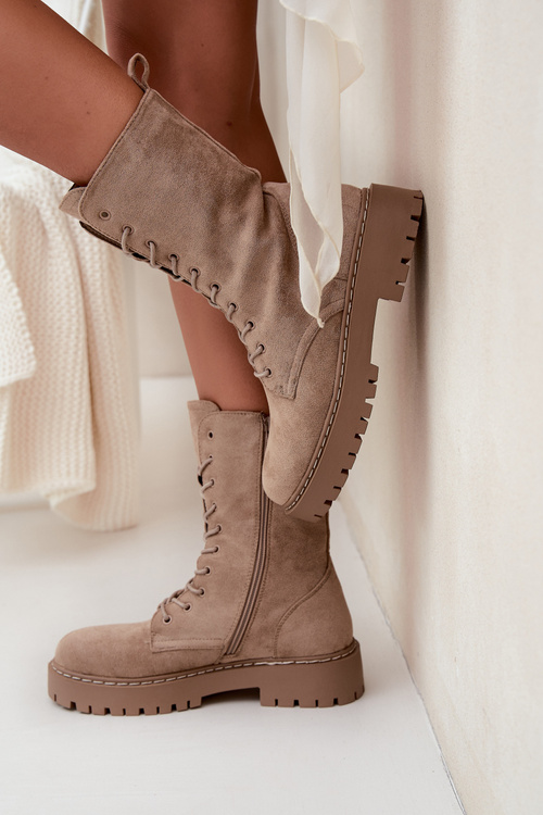 Жіночі робочі черевики з утеплювачем Khaki Marvielle