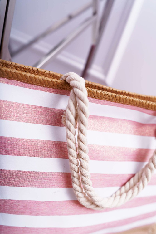 Пляжна велика рожева сумочка Жіноча сумочка