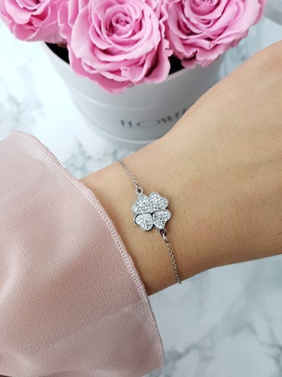 Жіночий браслет-ланцюжок Clover Silver Selene