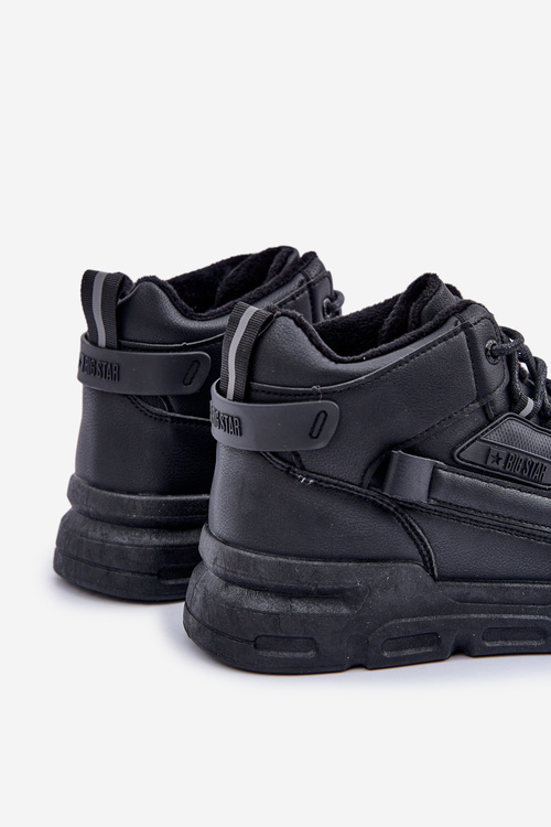 Чоловічі кросівки з еко шкіри Big Star OO174004 Чорні