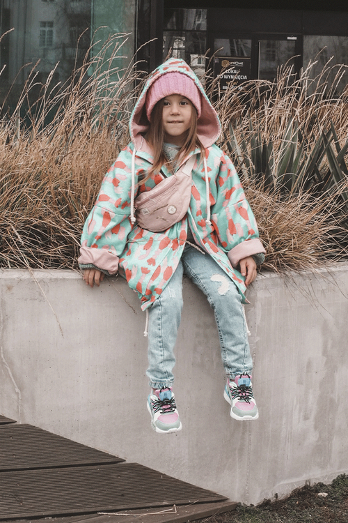 Дитяче спортивне взуття Memory Foam System Big Star LL374219 Pink-Green