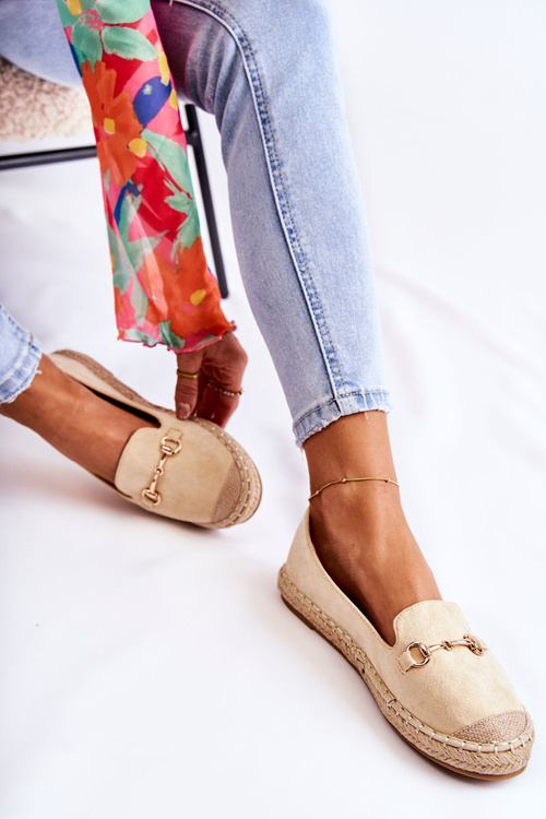 Класичні жіночі сліпони бежеві Oresa