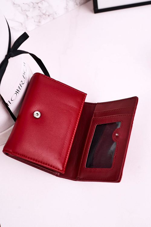 Маленький жіночий гаманець Підкова MILANO Червоний