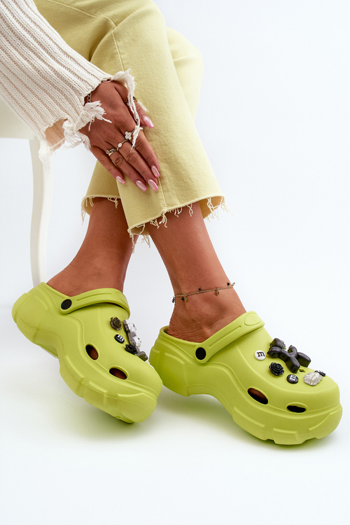 Жіночі легкі шльопанці з поролону на масивній підошві Lime Matirra