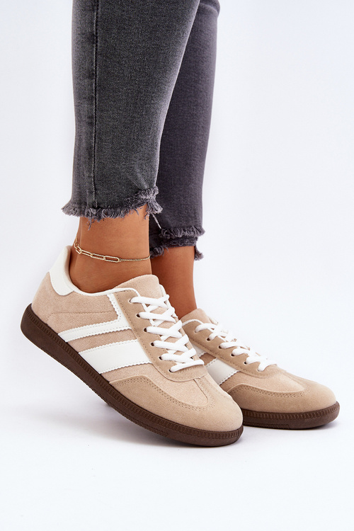 Жіночі низькі кросівки Спортивне взуття бежеві Eudiopis