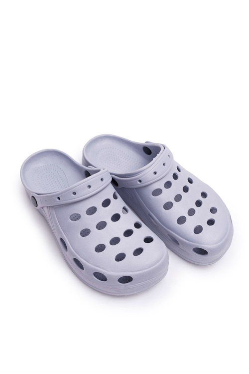 Чоловічі шльопанці босоніжки світло-сірі Крукс