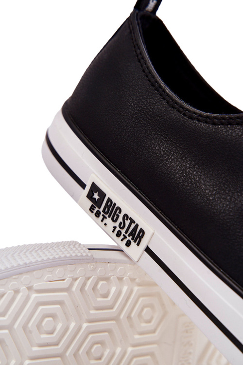 Чоловічі шкіряні кросівки Big Star KK174047 Чорні