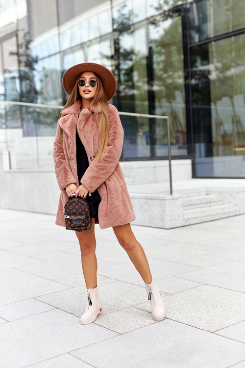 Чоботи жіночі на платформі бежеві Charlee