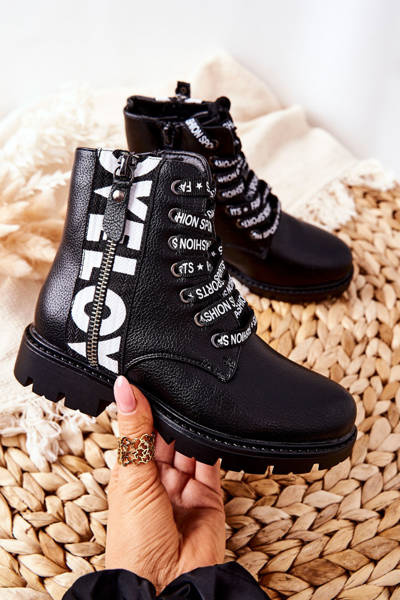 Чоботи дитячі Workers Black Pomeroy