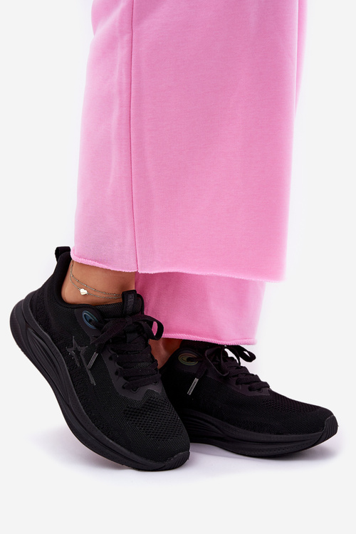 Спортивне Взуття Кросівки Жіночі Big Star RR274A144 HI-POLY SYSTEM Чорні