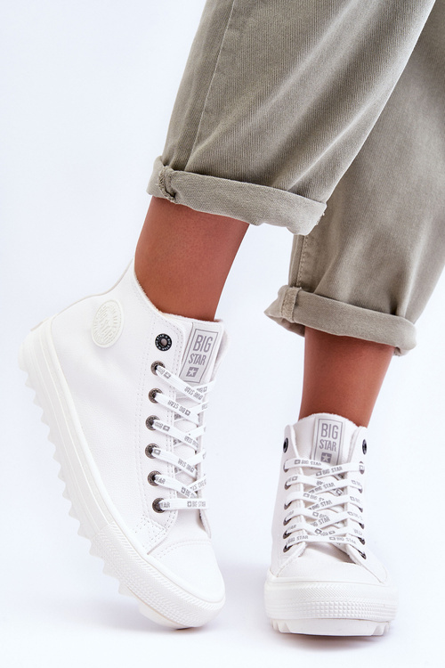 Жіночі кросівки Big Star High Warm White GG274108
