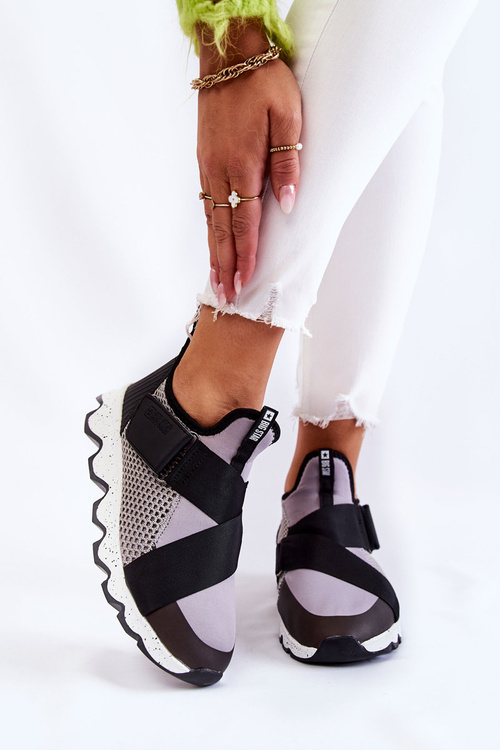 Жіночі кросівки Big Star KK274546 сіро-чорні