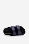 Легкі чоловічі шльопанці з пряжками Big Star NN174593 Темно-синій