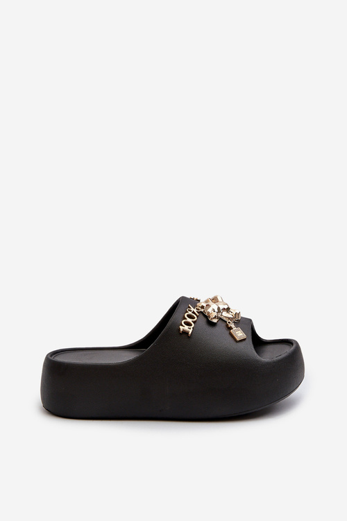 Жіночі легкі пінопластові гірки з прикрасами Black Orchia