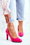 Жіночі лаковані туфлі на шпильці Sergio Leone Fuchsia Campbell