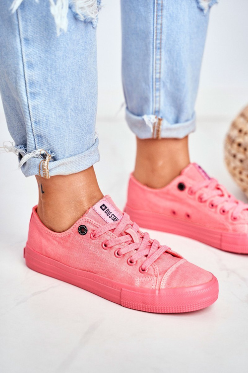 Жіночі низькі кросівки Big Star DD274444 Рожеві