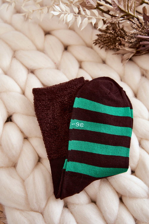 Класичні жіночі шкарпетки в смужку, 5 шт