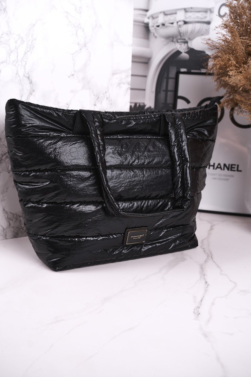 Велика сумка для покупок MONNARI MONNARI BAG5720-020 Блискучий чорний