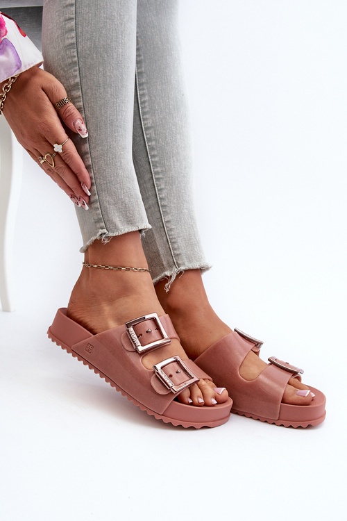 Жіночі шорти ZAXY HH285156 брудно-рожеві