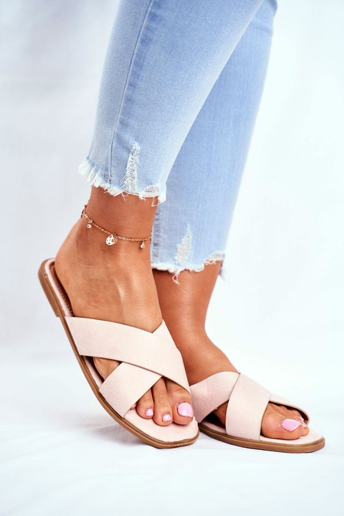 Жіночі гірки з перехресними бретелями, бежеві Філіппіни