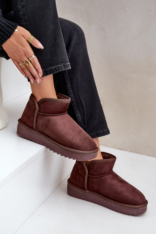 Снігові Черевики На Платформі Жіночі D.Franklin DFSH370010 Шоколадні