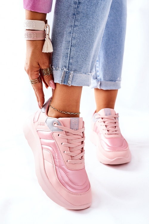 Жіноче спортивне взуття Memory Foam Big Star II274333 Рожевий