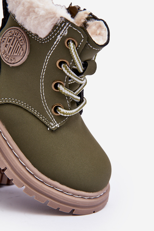 Дитячі черевики Trapper на блискавці та овчині Zilelone Marialee