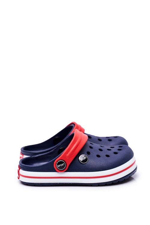 Дитяче взуття, гірки для дівчинки та хлопчика Crocs Navy