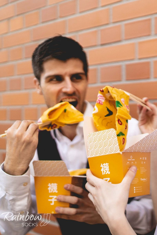 Шкарпетки Rainbow Socks Азіатська локшина 2 Пари